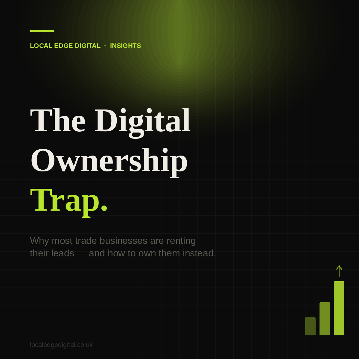 The Digital Ownership Trap: Why Trade Businesses Are Renting Their Leads From Google