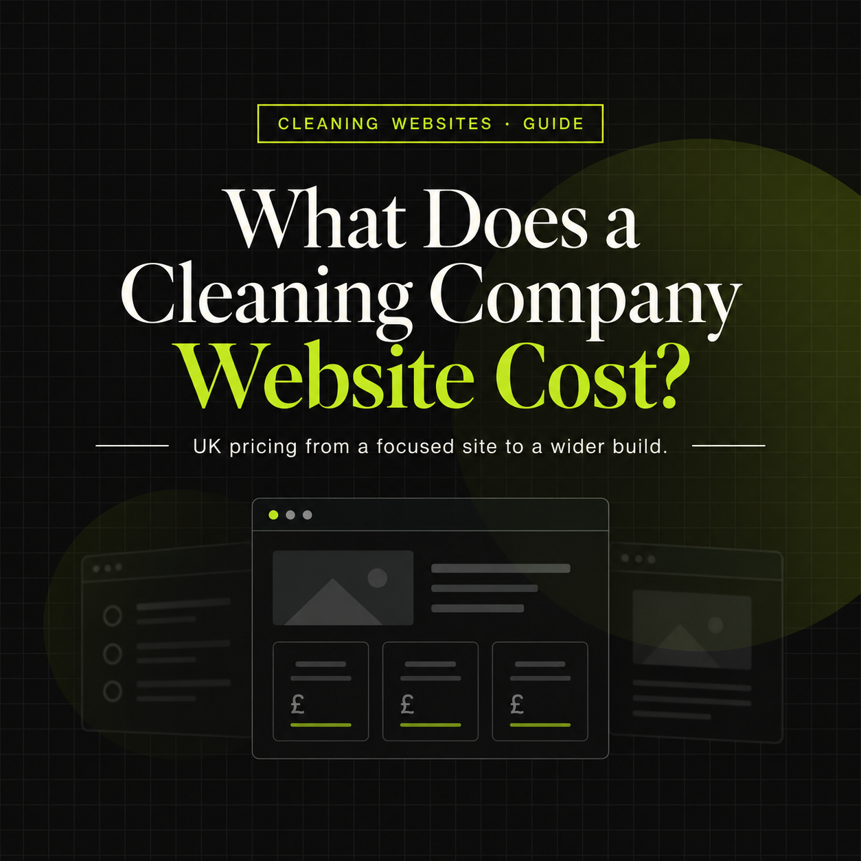 What Does A Cleaning Company Website Cost