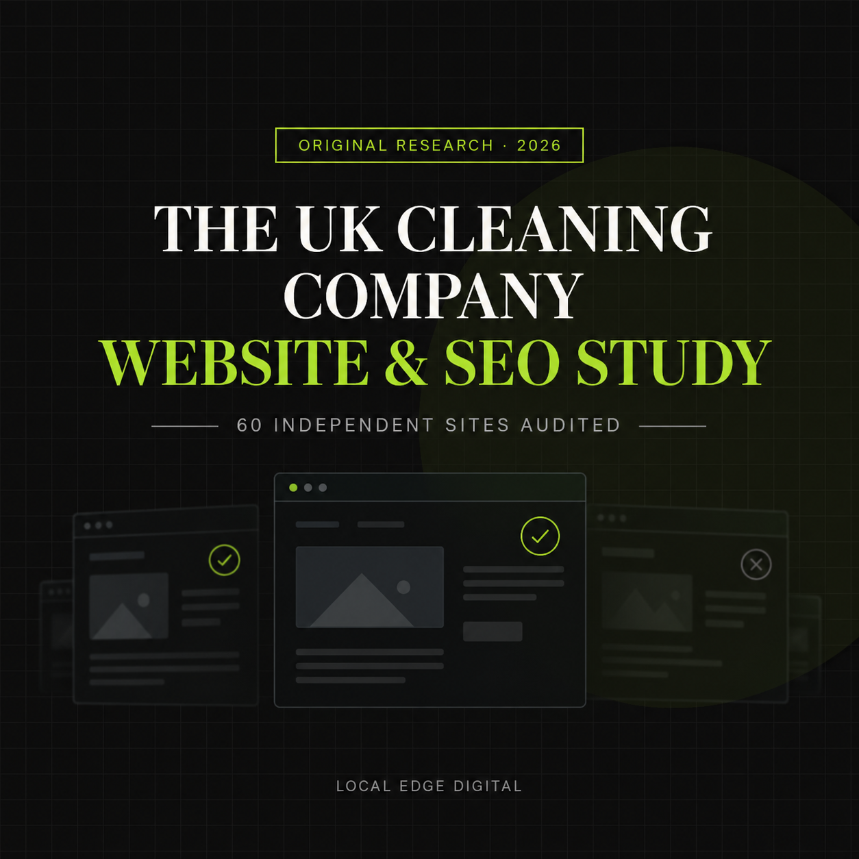 The UK Cleaning Company Website & SEO Study 2026